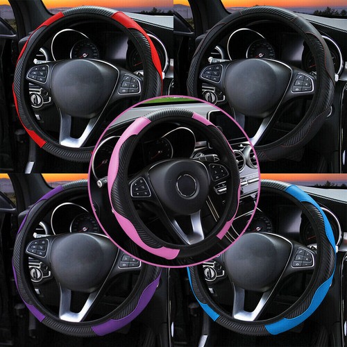 Universal leather car steering - car,