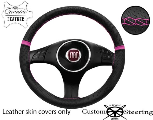Pink stripes perforated - pink,