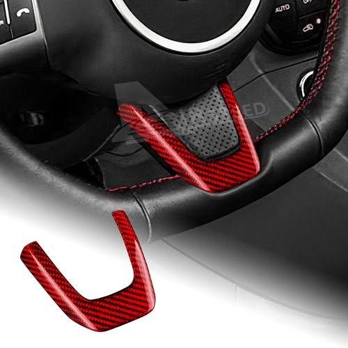 Red carbon fiber steering - red,